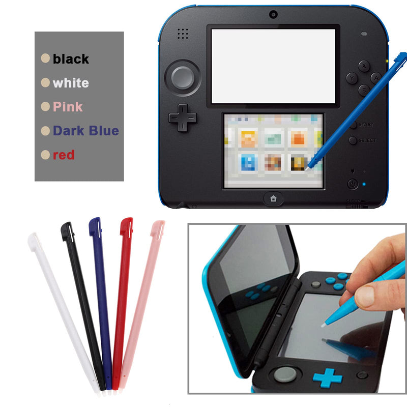 [Australia - AusPower] - 10Pcs Touch Stylus Pen Replacement Compatible with Nintendo 2DS Pen Tip Game Console Stylus Plastic Game Console Accessories 95mm 