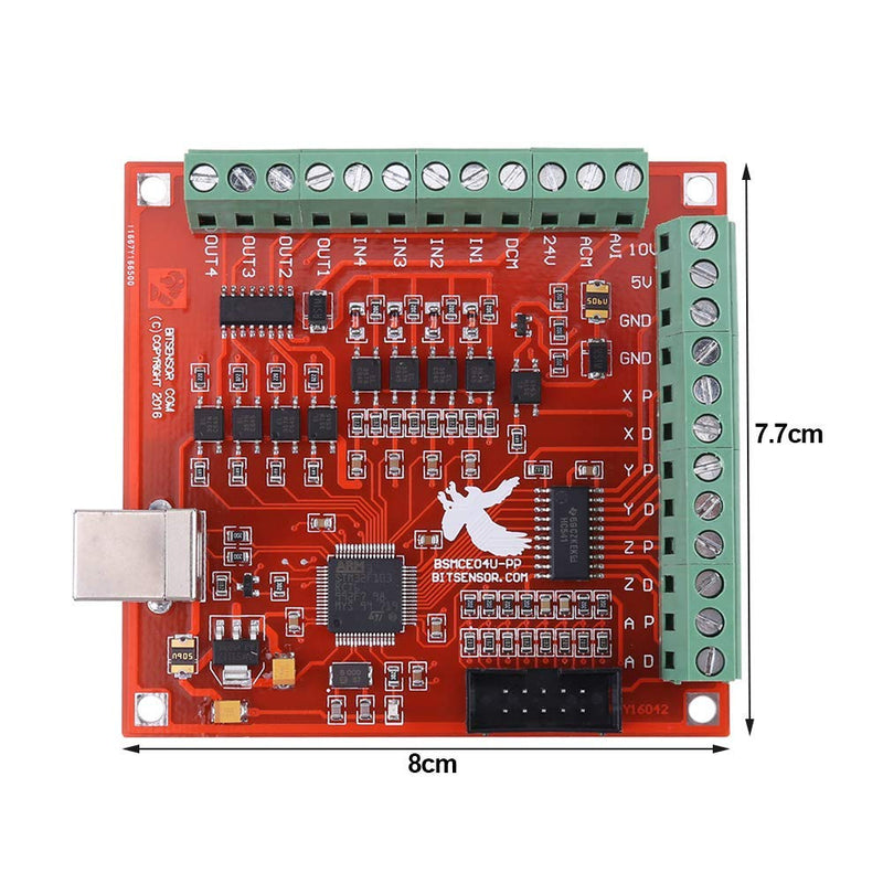 [Australia - AusPower] - Keenso USB MACH3 Motion Control Card Flying Card 4 Axis Motion Controller Card Breakout Board for CNC Engraving 