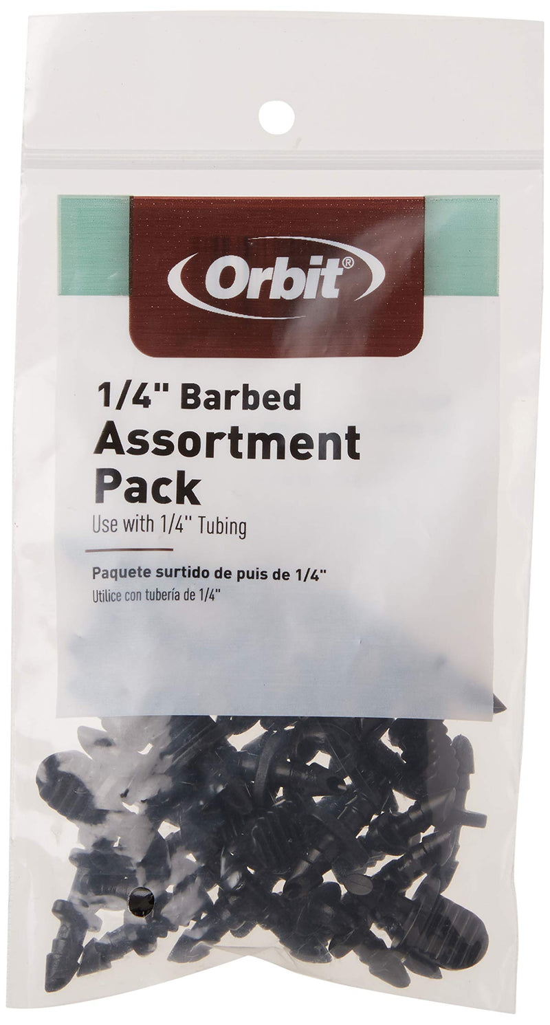 [Australia - AusPower] - Orbit DripMaster 67431 1/4-Inch Barb Assortment, 30-Pack 