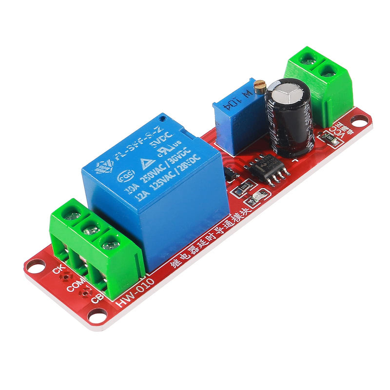 [Australia - AusPower] - Dorhea 6PCS NE555 DC 5V Delay Timer Relay Switch Module Adjustable 0-10 Seconds Constant Current Regulator Timer Delay Converter for Automotive Control System Electrical Equipment 