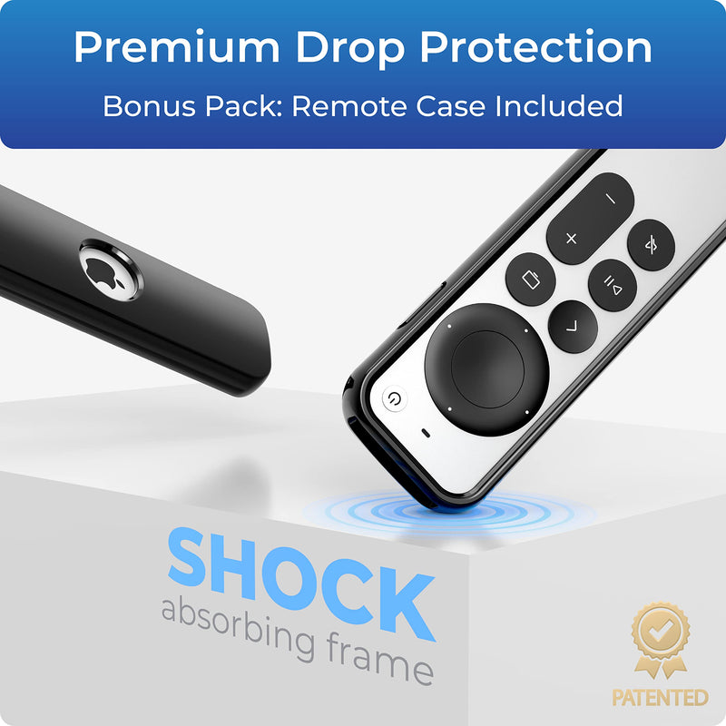 [Australia - AusPower] - ReliaMount Apple TV Mount (Black and Dark Gray Apple TV Mount Plus Black Case) Black and Dark Gray Apple TV Mount Plus Black Case 