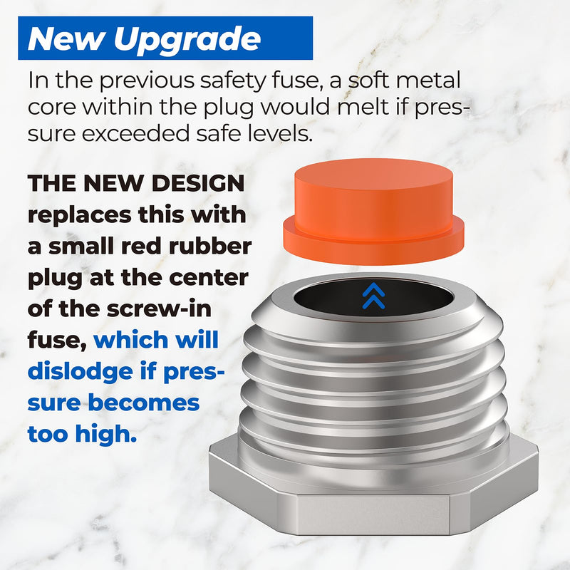 [Australia - AusPower] - ANTOBLE S-9888 Metal Safety Fuse Fits for Mirro/Mirro-Matic Pressure Cookers and Canners 