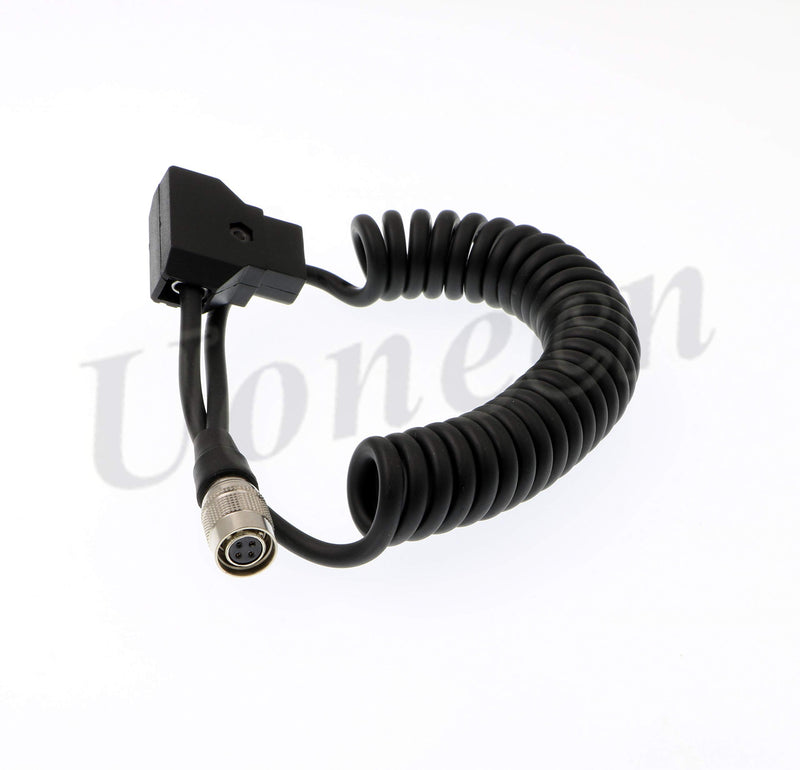 [Australia - AusPower] - Uonecn Power Spring Cable for SmallHD AC7 OLED DP7 Monitor Hirose 4 Pin Female to D-tap 