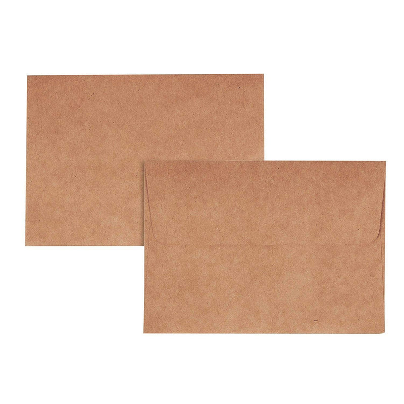 [Australia - AusPower] - Kraft Paper Envelopes for Wedding Invitations (5.25 x 7.25 In, 50-Pack) 