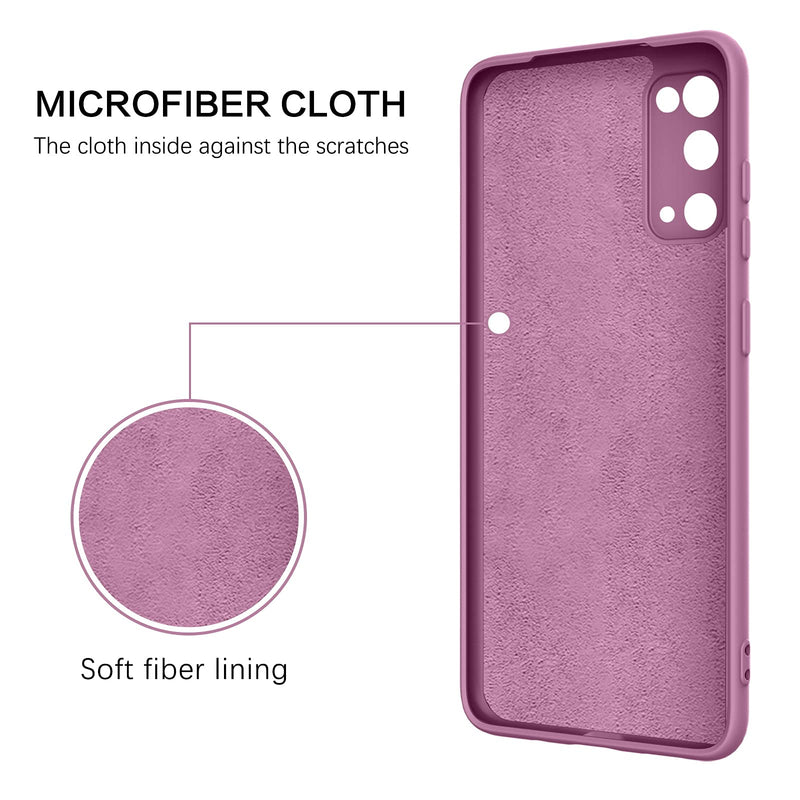 [Australia - AusPower] - BENTOBEN Galaxy S20 Case, Phone Case Samsung S20 5G 2020, Slim Silicone 360° Ring Holder Kickstand Support Car Mount Soft Rubber Hybrid Hard Protection Shockproof Bumper Girl Women Cover, Deep Purple V152-Deep Purple 