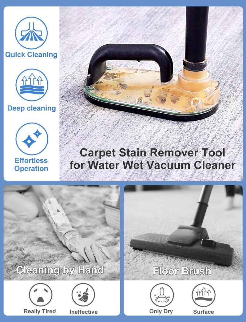 [Australia - AusPower] - Dysolve Carpet Stain Remover Tool Attachment for Water Filtration Wet Extractor Vacuum Cleaner, Deep Cleaning Pet Rug Shampooer Solution for Home Floor 