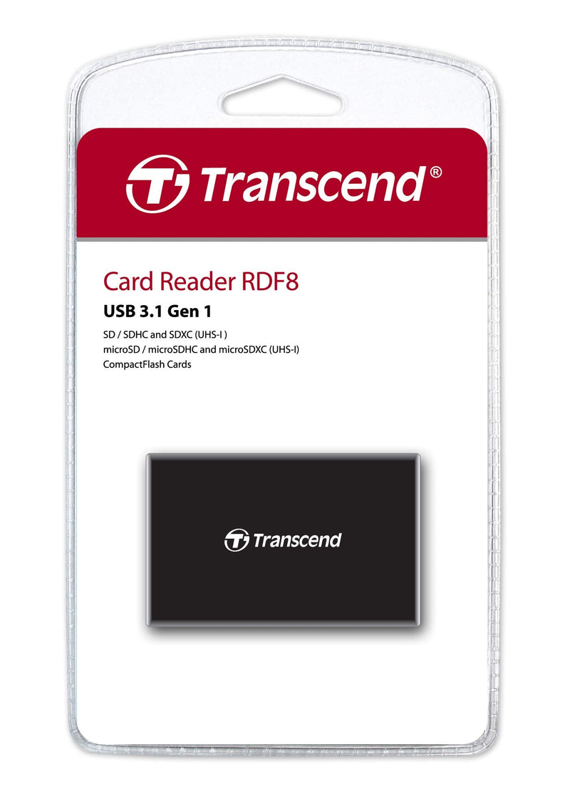 [Australia - AusPower] - Transcend USB 3.1 Gen 1 Multifunctional Card Reader TS-RDF8K2 