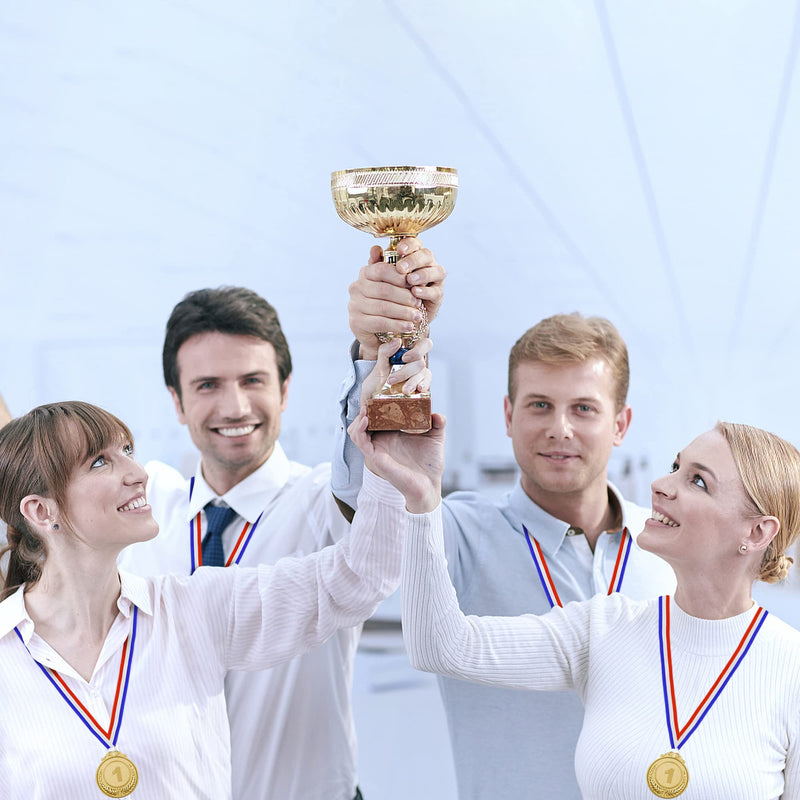 [Australia - AusPower] - IHPUKIDI 12 Pieces Gold Silver Bronze Award Medals, Olympic Style Winner Medals Gold Silver Bronze Prizes for Sports, Competitions, Party Favors, 2 Inches 