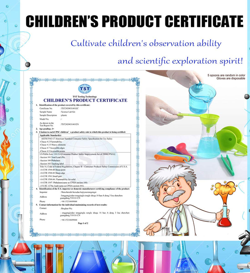 [Australia - AusPower] - UNGLINGA Kids Science Experiment Kit with Lab Coat Scientist Costume Dress Up and Role Play Toys Gift for Boys Girls Kids Age 5 - 11 Christmas Birthday Party Science kit with lab coat 