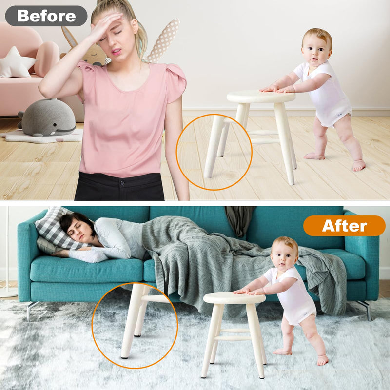 [Australia - AusPower] - MaHonestFelt Felt Furniture Pads 123 PCS Premium Furniture Pads - Felt Pads Furniture Feet Best Wood Floor Protectors - Protect Your Hardwood & Laminate Flooring 