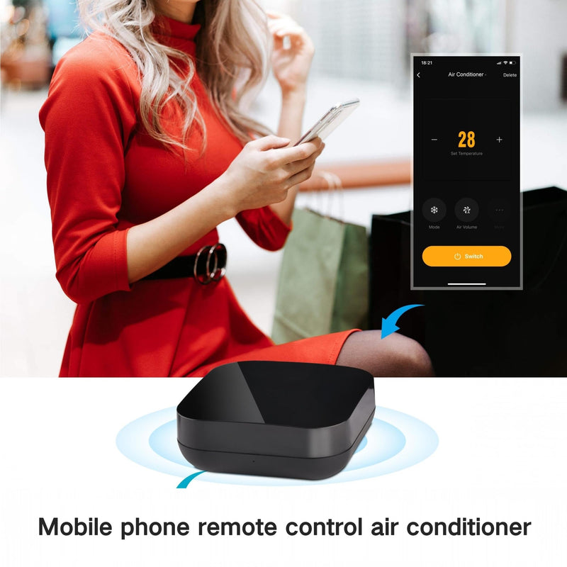 [Australia - AusPower] - Smart IR Blaster, Universal Infrared Remote Control for Alexa and Google Assistant, Zigbee Smart IR Remote Control for Tuya and Smart Life APP 