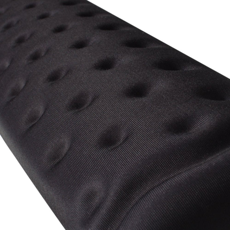[Australia - AusPower] - BRILA Memory Foam Mouse & Keyboard Wrist Rest Support Pad Cushion Set for Computer, Laptop, Office Work, PC Gaming - Massage Holes Design - Easy Typing Wrist Pain Relief (Black) Black Bundle 