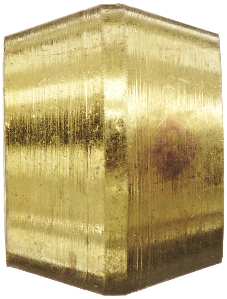 [Australia - AusPower] - Eaton Weatherhead 60X4 Compression Sleeve, CA360 Brass, 1/4" Tube OD, 0.3400" Sleeve OD 