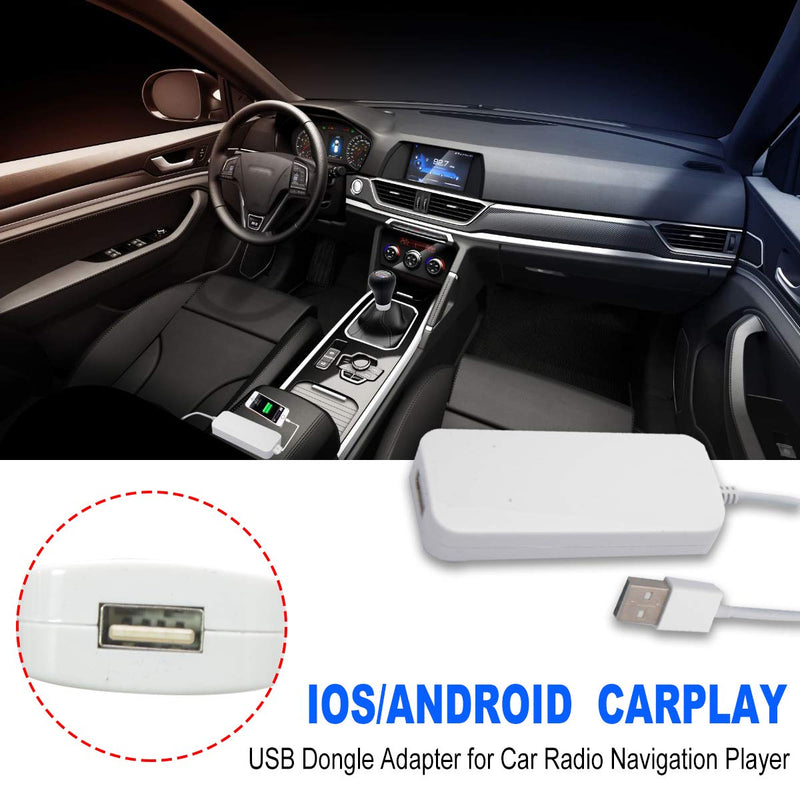 [Australia - AusPower] - Dongle Adapter USB for Apple iOS CarPlay Android Car Radio Navigation Player Hot 