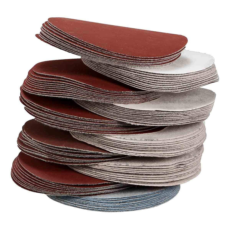 [Australia - AusPower] - 200PCS 3 inch Sanding Discs Hook Loop, VÉZAAR Orbital Sander Pad Headlight Restorations Sandpaper Backing Aluminum Oxide 80 100 180 240 600 800 1000 1200 2000 3000 Grit Assortments 