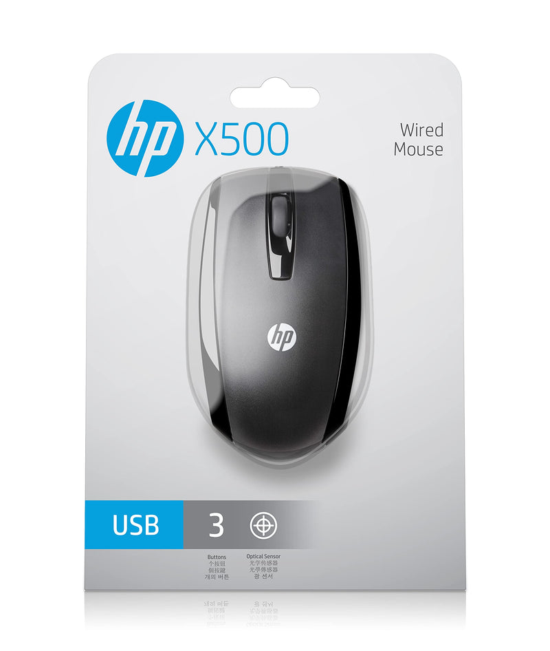 [Australia - AusPower] - HP x500 Optical Wired USB Mouse Single 