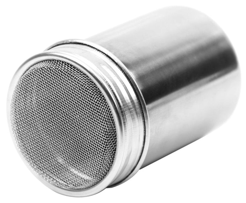 [Australia - AusPower] - Honbay Stainless Steel Chocolate Shaker Icing Sugar Powder Cocoa Flour Coffee Sifter Cooking Tools Lid Chocolate Shaker Cocoa 