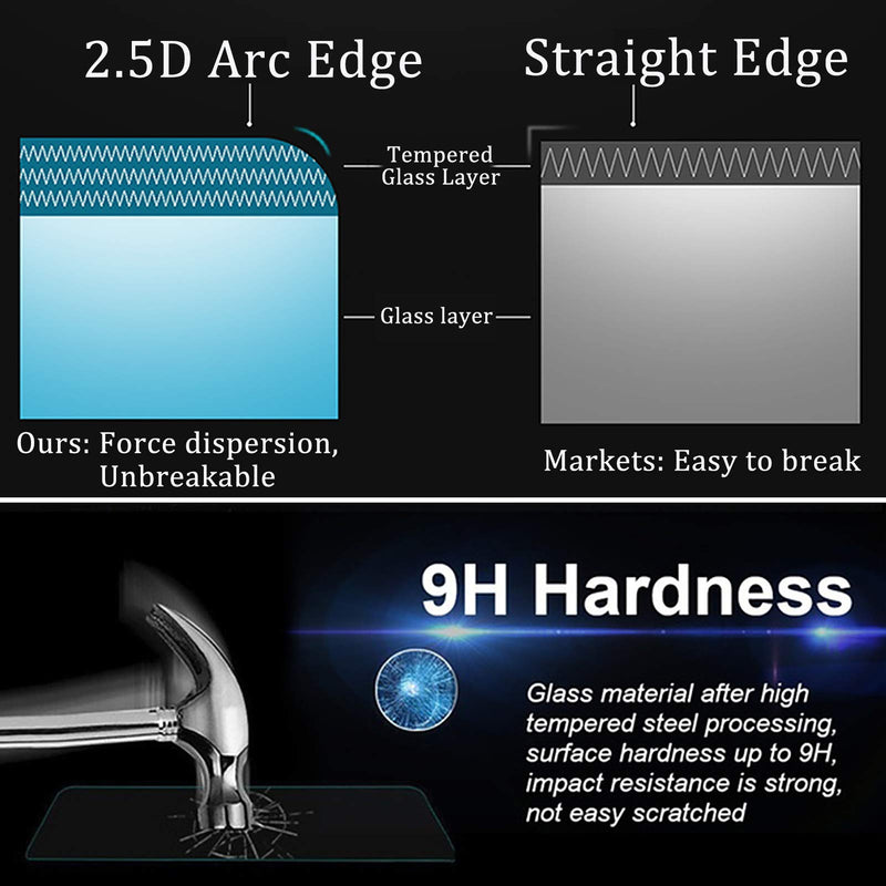 [Australia - AusPower] - Yumzeco Console Navigation Screen Protector Compatible with Mazda MAZDA3 2019-2021/Mazda CX-30 2020-2021, HD Clear Tempered Glass Screen Protector Replacement Anti-Scratch 