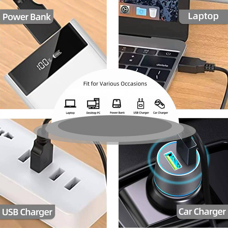 [Australia - AusPower] - [2-Pack, 3.3ft] Charger for Samsung Galaxy Watch 5/5 Pro, Galaxy Watch 4/3/Active 2/Active Charger Fast Charging 