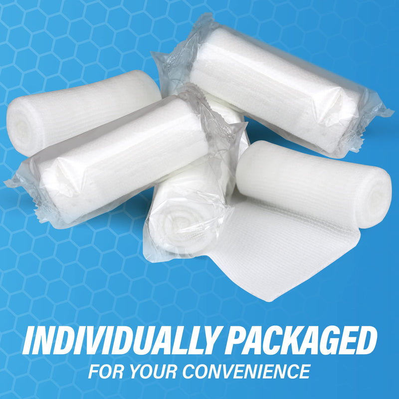 [Australia - AusPower] - AFFORDTEX Gauze Bandages – Premium First Aid Supplies for Safe Adventuring – Flexible, Stretchable, and Breathable Gauze Rolls – 3” x 4.1 Yards Bandage Wrap for Wound Dressing – 36 Rolls Pack 