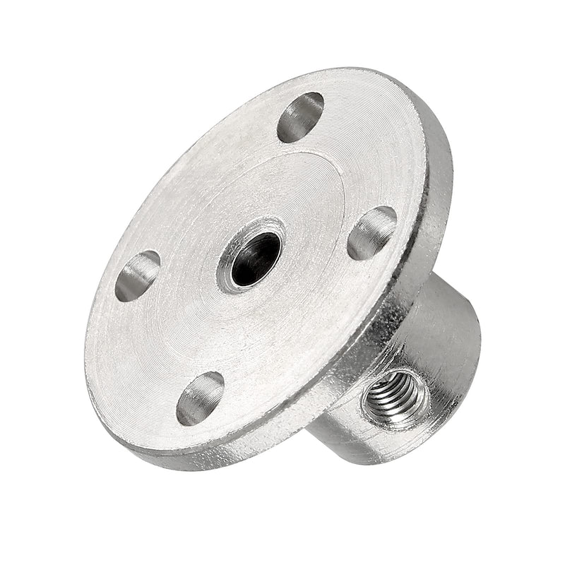 [Australia - AusPower] - Bonsicoky 4 Pcs 6mm Rigid Flange Coupling, High Hardness Metal Axis Bearing Fittings Motor Connector, Guide Shaft Support Coupler for DIY RC Model 