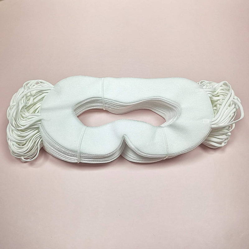 [Australia - AusPower] - YinQin 100 PCS Universal Disposable VR Mask Sanitary VR Eye Cover Mask for VR, VR Eye Mask Cover, Disposable VR Face Mask VR Mask Sanitary (White) White 