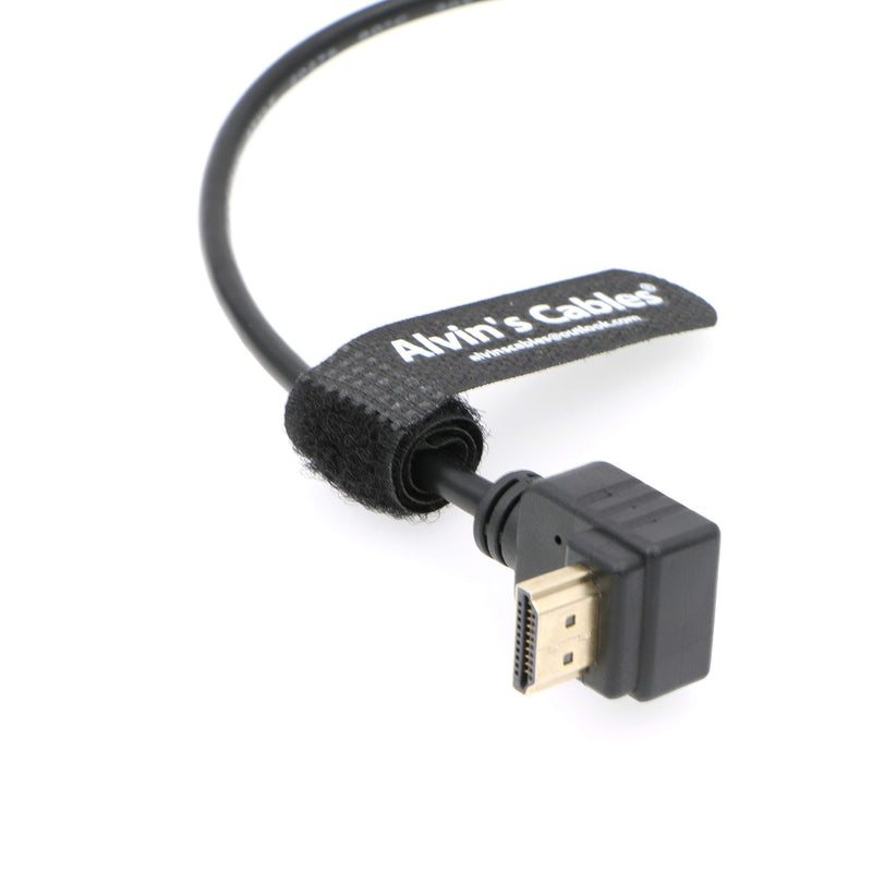 [Australia - AusPower] - Alvin's Cables Z CAM E2 L Shape 2.0 HDMI Cable for Portkeys BM5 Monitor 90 Degrees up to Right Angle Down 30cm 11.8in/30cm 