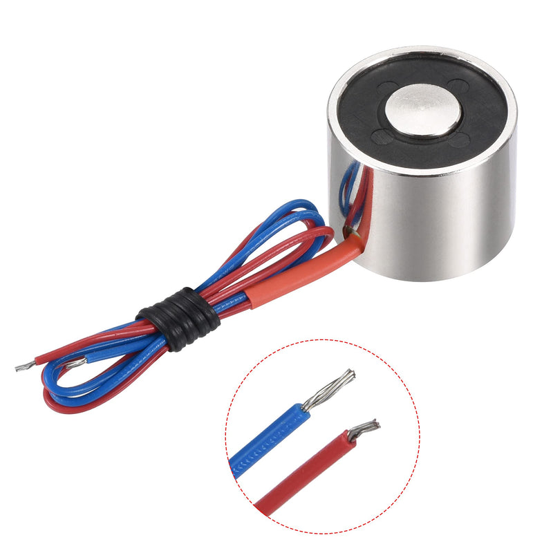 [Australia - AusPower] - MECCANIXITY DC 12V 200N DC 5V 50N Holding Electromagnet Sucking Disc Electric Lifting Magnet Solenoid 1 Set 