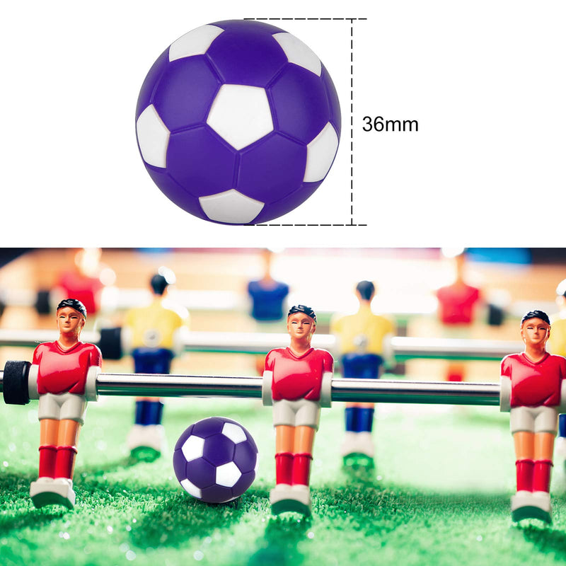[Australia - AusPower] - Coopay 12 Pieces 36mm Foosball Balls Table Football Soccer Replacement Balls Multicolor Official Tabletop Game Balls with a Black Drawstring Bag 
