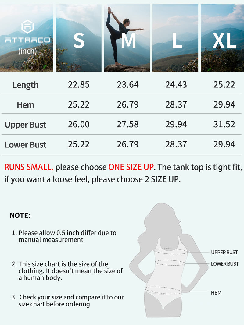 [Australia - AusPower] - ATTRACO Ribbed Workout Tank Tops for Women with Built in Bra Tight Racerback Scoop Neck Athletic Top Small Black 