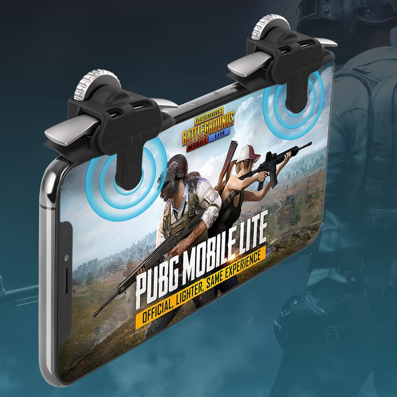 [Australia - AusPower] - NEWBILITY Mobile Game Controller,mobile triggers Sensitive Shoot and Aim Triggers with rolling function for PUBG/Fortnite Mobile/Rules of Survival/Call of Duty, Phone Controller Compatible with iOS/Android 