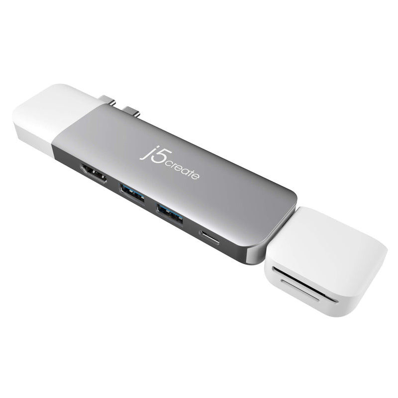 [Australia - AusPower] - j5create Ultradrive Type-C Dual-Display Modular Dock 
