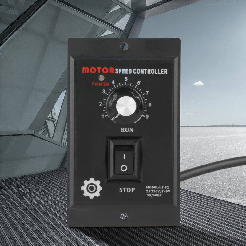 [Australia - AusPower] - Speed Control 220V 400W Motor, Ascend Speed Controller, 400w AC 220V Motor Speed Controller, AC Motor Speed Controller Switch for Various Speed Control Drive Devices 