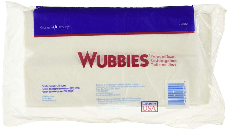 [Australia - AusPower] - Graham Wubbies Embossed Towels 50 Count 12" X 24" 
