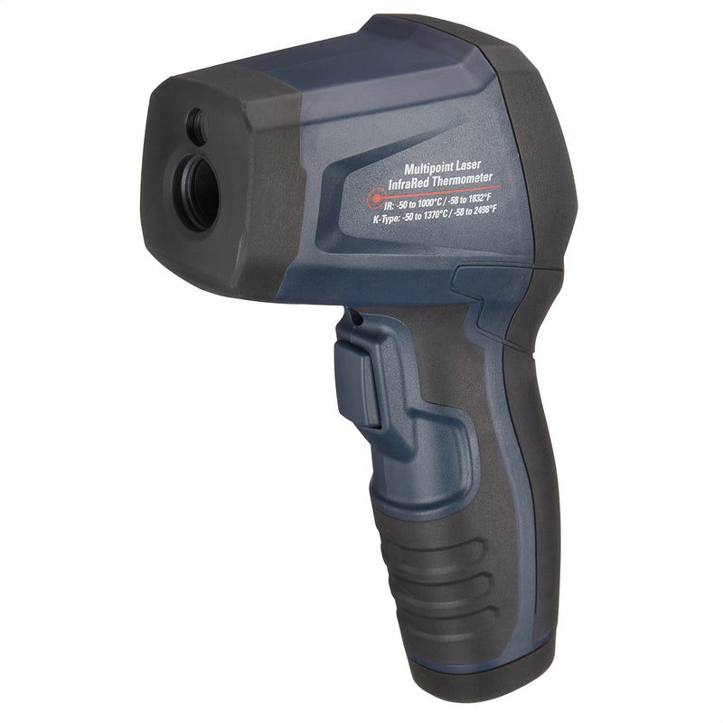 [Australia - AusPower] - AmazonCommercial Heavy Duty Infrared Thermometer with circle laser, Double mould, Type K Probe, Adjustable Emmissivity 