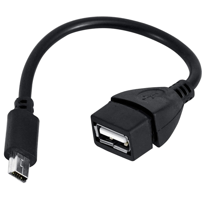 [Australia - AusPower] - Mini USB OTG Cable for Digital Cameras - USB A Female to Mini USB B 5 Pin Male Adapter Cable 1 Pack 