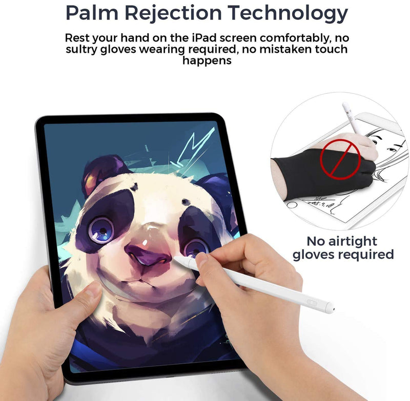 [Australia - AusPower] - SLAUNT Stylus Pen for iPad with Palm Rejection Compatible with Apple (2018-2021) iPad 6/7/8th, iPad Pro(11/12.9 Inch), Mini 5th, Air 3/4th iPad Pencil High Precision Writing Drawing Active Stylus Pen 