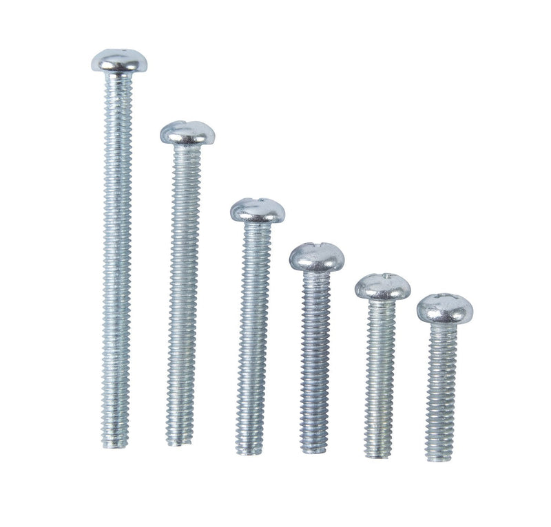 [Australia - AusPower] - Gardner Bender SK-832T Electricians Screw Kit, 8-32 Round Phillips Head, 20 pc of ?, ?, 1, 1¼, 1 ?, & 2 in. Electrical Screws, 120 Pc. Kit 