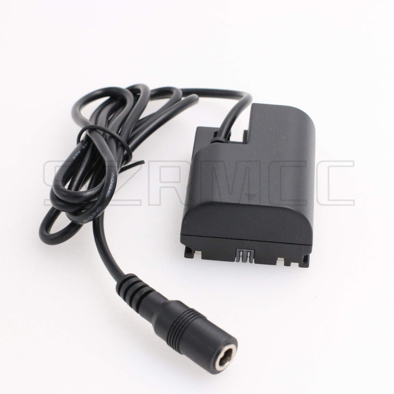 [Australia - AusPower] - SZRMCC DC 2.1 Female to New DR E6(LP E6) Dummy Battery for SmallHD 501 502 702 Monitor Canon 60D 70D 80D Camera 