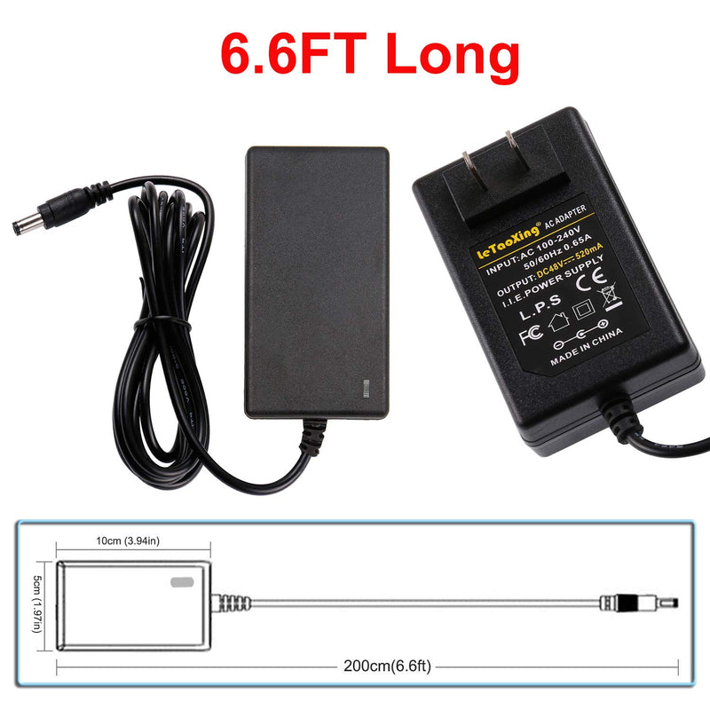 [Australia - AusPower] - 48V Power Adapter Supply for Polycom VVX 411 Power Supply, Polycom IP Phones VVX 300, 301, 310, 311, 400, 401, 410, 500, 501, 511, 600, 601, 611,Avaya Phones 1110, 1120e, 1140e, 1210, 1220, 1230 