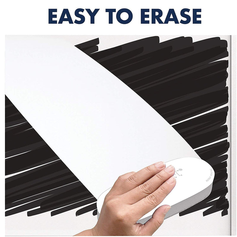 [Australia - AusPower] - Quartet White Board Dry Erase Board Eraser, 5" x 2", Max Clean for Dry Erase Markers, Includes Magnetic Caddy Holder, Perfect for Home School Supplies & Home Office Accessories (DFEB4) Standard (5" x 2") 