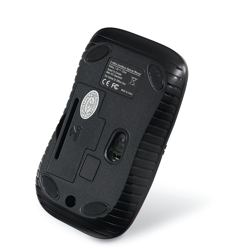 [Australia - AusPower] - Verbatim Wireless Notebook Optical Mouse, Commuter Series – Matte Red 