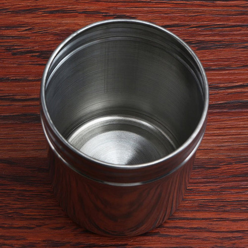 [Australia - AusPower] - 2 PCS Chocolate Shaker Coffee Powder Cocoa Flour Icing Sugar Sifter Stainless Steel Mesh Shaker Powder Cans with Lid for For Baking Cooking Home Restaurant 