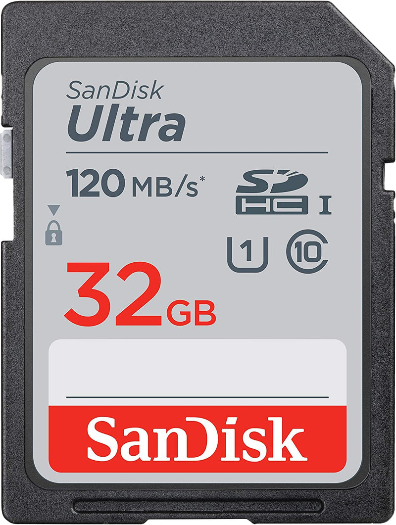 [Australia - AusPower] - SanDisk 32GB SDHC SD Ultra Memory Card Works with Kodak PIXPRO Astro Zoom AZ652, AZ527, AZ421, FZ152 Camera (SDSDUN4-032G-GN6IN) Bundle with (1) Everything But Stromboli Combo Card Reader 