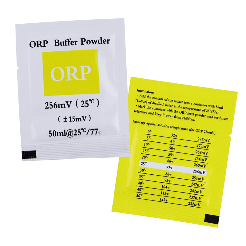 [Australia - AusPower] - ORP Redox Meter -1999~1999mV Oxidation Reduction Potential Tester with 256mV ORP Calibration Buffer for Water Testing, Aquarium, Research Laboratory (ORP-228 Meter+Calibration Powder) ORP-228 Meter+Calibration Powder 