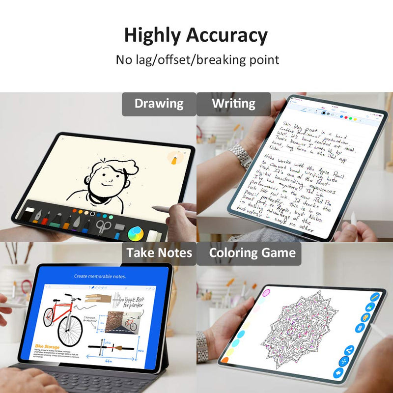 [Australia - AusPower] - Stylus Pen for iPad with Palm Rejection, Active Pencil Compatible with 2018-2021 Apple iPad 6/7/8th Gen, iPad Air 3rd/4th Gen, iPad Pro 11/12.9 Inch, iPad Mini 5th Gen 