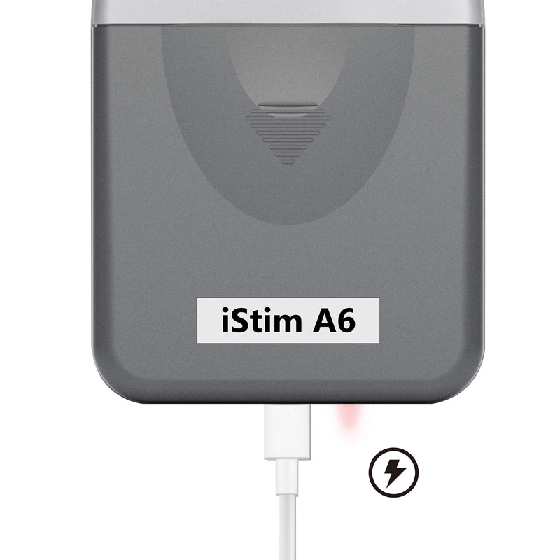 [Australia - AusPower] - iStim A6 Analog Rechargeable Dual Channel TENS Unit/TENS Device/TENS Machine - for Pain Relief/Pain Control and Management - 3 Modes and Easy to Use (Including Electrode Pads) 