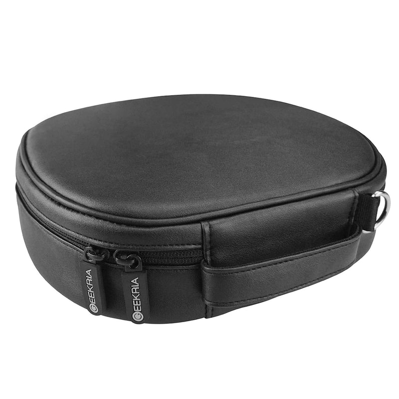 [Australia - AusPower] - Geekria Headphones Pouch Compatible with AirPod Max Case, Replacement Protective Travel Carrying Bag with Cable Storage (Black) 