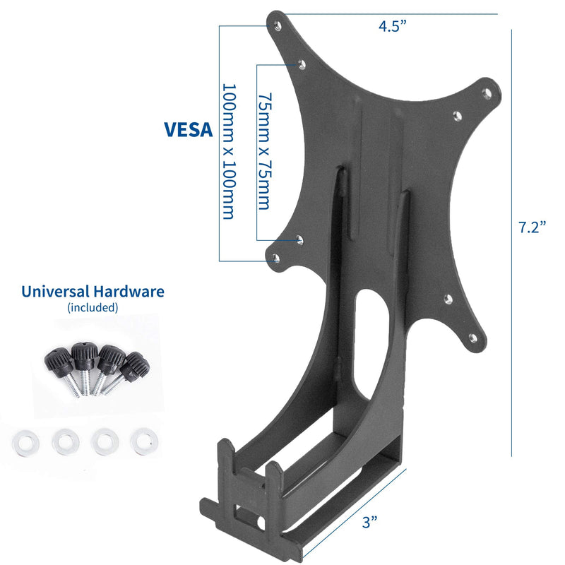 [Australia - AusPower] - VIVO Quick Attach VESA Adapter Plate, Designed for Acer and Viewsonic Monitors Including R240HY bidx, SB220Q, RT240Y, R221Q, RT270, G227HQL, VX2276-smhd, and More, VESA up to 100x100, MOUNT-AR240H 