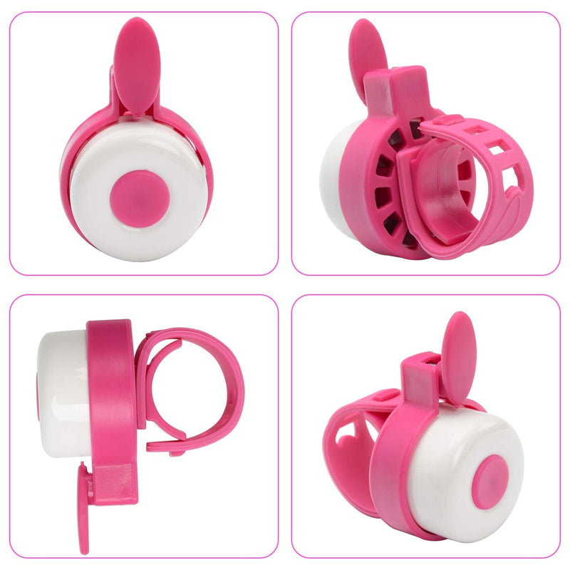 [Australia - AusPower] - Little World Kids Scooter Basket, Front Handlebar Scooter Accessories with 1 Pair Streamers and Bike Bell for Girls and Boys, Basket for Scooter Kids, Pink 